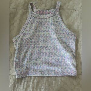 American Eagle Multicolor Patterned Women's Tank Top